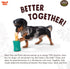 WEST PAW Funnl Dog Chew Toy - Interactive Treat Toy, Fillable with Earth Animal No-Hide Chews, Large