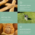 Eco-Friendly Coffee Wood Dog Chew Toy Pack - 4 Sustainable Dental Chew Toys