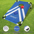 Set Set 2 8 Portable Cornhole PVC Framed Corn Holes Outdoor Game with Cornhole Boards, Cornhole Bean Bags and Carrying