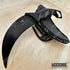 Tactical Knife, Hunting Knife, Survival Karambit Fixed Blade Knife, Razor Sharp Edge Camping Gear, 82422 (Black)