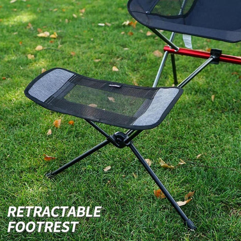 MFCMF Hammock Camping Foot Rest for Chair - Folding Attachable Footrest Attachment with Retractable Design