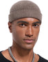 vidsel Thin Wool Fisherman Beanie Hat for Men Women - Fall Winter Short Knit Cuffed Fashion Trawler Skull Cap