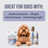 Polkadog Cod Skins for Dogs (2oz Shortie) - Single Ingredient Wild-Caught Fish Skin Dog Treats, Grain Free