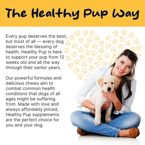 Dog Fish Oil Supplements - 180 Chew Treats with Omega 3, EPA, DHA, Biotin, and Vitamin E for Healthier Skin