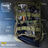 WYNEX Tactical Large Admin Pouch of Double Layer Design, Molle EDC EMT Utility Pouch with Map Sleeve Modular Tool Pouch
