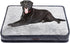 Dog Bed for Medium and Small Breeds, Deluxe Plush Crate Beds, Waterproof, Removable Cover, Non-Slip Bottom