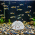 Alrhso 2 Pack Shrimp Hides for Aquarium Shrimp Dome Hide Fish Tank Porous Cave Shelter Hideout Ornament Tunnel Cave