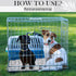 Dog Crate Pan Cover, Washable Dog Bed Cover, Crate Liner for Pets, Fits 36 x 24 Inch Dog Crate Tray