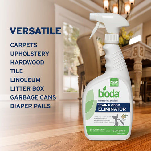 1 Bioda Pet Stain and Odor Eliminator | Pet Urine Enzyme Cleaner | Stain Remover | Urine Odor Eliminator | Carpet