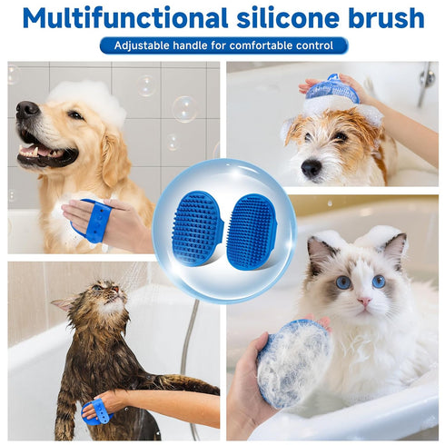 3-in-1 Pet Steam Brush for Dog & Cat Spray Hair Removal Comb for Shedding & Grooming, Softens Fur & Reduces Static