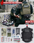 LIVANS Roll Up IFAK Pouch, Medical Drop Dump Pouch MOLLE First Aid Pouches Tactical Dangler Pouches Belt IFAK Bag