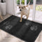 PURRUGS Dirt Trapper Door Mat, 20" x 31.5", Non-Skid Microfiber Entrance Rug for Muddy Shoes and Paws