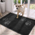 PURRUGS Dirt Trapper Door Mat, 20" x 31.5", Non-Skid Microfiber Entrance Rug for Muddy Shoes and Paws
