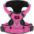 Tuff Pupper Anti Pull Heavy Duty Dog Harness, Easy Walk with Front & Back Leash Clips, Reflective Vest for Small,