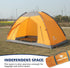 Single Backpack Tent 7.2 × 4 × 4 Feet, Waterproof Camping and Hiking Tent for One Person, Light and Durable