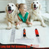3-Pack Set Long-Tooth Pet Brush - Dog Rake Brush & Steel Shedding Comb & Double-Sided Teech Comb for Double Coat Large