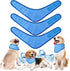 3 Pack Dog Ice Bandana Cooling Triangle Scarfs for Hot Weather Summer (Blue)