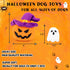 Halloween Dog Toy - Pumpkin & Ghosts Plush Squeaky Toys, Halloween Gifts for Small Medium Large Dogs