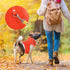 4 Pieces Fabric Dog Sweater with Leash Ring, Winter Fleece Vest for Small Dogs, Cat Chihuahua (Red, Orange, Rose,