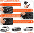 12 52 31.8 Set Tallew Pcs Car Air Mattress Back Seat Inflatable Bed, x in Thickened PVC Flocking Leak Resistant Air Bed