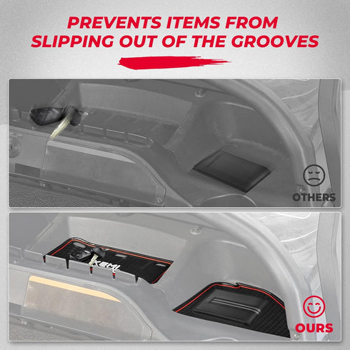 KEMIMOTO Golf Cart Dash Mats - Compatible with Club Car Precedent (2004-2023) and Onward&Tempo (2007-2023)