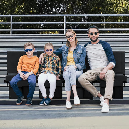(1pcs) Aliphon Stadium Seat for Bleachers with Back Support and Cushion, Bleacher Seats with Shoulder Strap and Cup