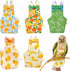 Magnoloran 5 Pcs Bird Diapers Bird Harness Flight Suits Diapers Reusable Parrot Nappy