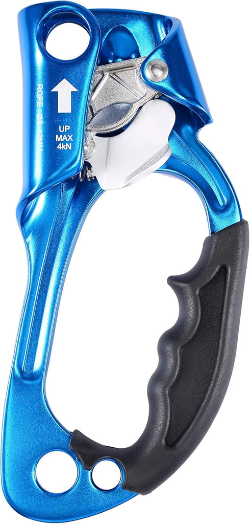 WILDKEN Hand Ascender for Climbing - Outdoor Mountaineering Rappelling Equip for 8-12MM Rope, Left Right Hand