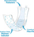 36 Count Four Paws Wee-Wee Super Absorbent Disposable Adjustable Dog Potty Training Male Wraps Diapers, Leak-Proof