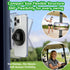 Keaixinyu 360 N52 Magnetic Golf Cart Phone Holder, Rotation, Super Strong Magnet Compatible with MagSafe iPhone