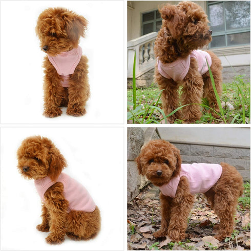 Lovelonglong 2019 Summer Pet Clothing, Dog Clothes Blank T-Shirts, Ribbed Tanks, Thread Vests for Large Medium Small