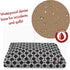 Black Links Small Rectangle Indoor Outdoor Pet Dog Bed, Removable Washable Cover by Majestic Pet Products