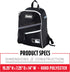 Franklin Sports Kids MLB Baseball Batpack Bag - Youth Baseball, Softball + Teeball Backpack, Holds (2) Bats
