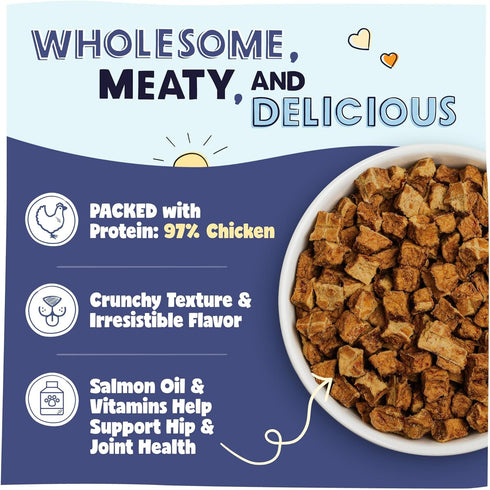 Pawstruck All Natural Air Dried Dog Food w/Real Chicken, Grain Free, High Protein Limited Ingredient, 2lb Bag