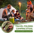 Cyrank Camping Tripod Stool Cloth, Travel Folding Camping Stool Folding Camping Chairs Portable Tripod Seat Outdoor