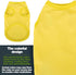 6 Pieces Plain Dog Shirt - Sleeveless Cotton Puppy Apparel, Colorful Sweatshirt for Small & Medium Dogs