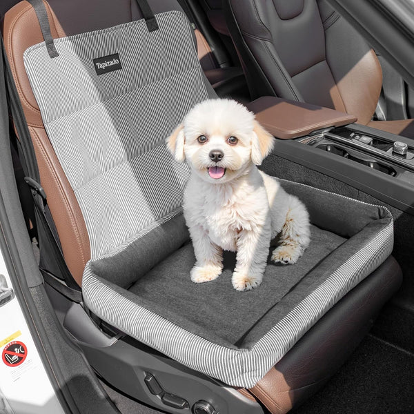 Dog Car Seats for Small Dogs, Detachable Soft Cotton Cushion, Comfort Pet