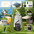 YOSN Set, Portable Toilet with Pop-Up Privacy Tent Adjustable Height Camping Toilet for Outdoor with Portable Bathroom