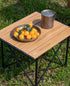 iClimb Ultralight Compact Camping Folding Table with Carry Bag, Reinforced Green - S