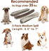 Elk Antler Chews for Dogs, 3-Pack Medium Split, Naturally Shed USA Collected Premium A-Grade
