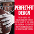 Franklin Sports Supratak Football Receiver Gloves | White/Chrome | Youth Small