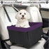 24lbs (Purple-16 13" 9" JESPET & GOOPAWS Dog Booster Seats for Cars, Portable Dog Car Seat Travel Carrier with Seat