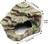 Oooct Hermit Crab Hideout, Resin Simulation Stone Reptile Cave Hideout, Hermit Crab Climbing Toys, Terrarium Habitat