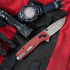 G10 G10 D2 SOG Terminus XR Daily Carry Rugged EDC Ambidextrous Pocket Folding Knives | Handle | Wear-Resistant Steel