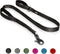 TwoEar 6FT 1IN Strong Black Dog Leash, 2 Padded Handles, Traffic Handle for Extra Control, Reflective Lead for All Dogs