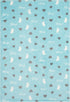 Juicy Couture Turquoise Blue Dog Blanket - Plush Throw, Lightweight, Machine Washable, for Small Medium & Large Pets