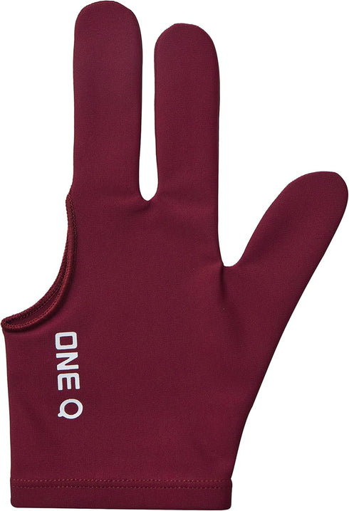 ONEQ 3 Fingers Billiard Gloves, Professional Snooker Cue Gloves in 3 Colors (Spandex) 5pcs/Set