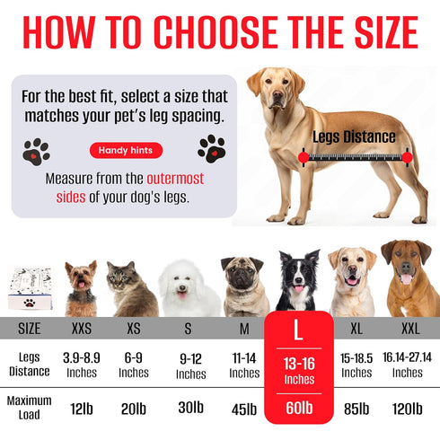 Hammock Trimming Hammock Spacing:13-16)/Max W:60lb) Dog Grooming for Dogs Dog Restraint for Nail with Pet Nail Clipper