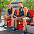 Stadium Seat for Bleachers with Back Support and Wide Padded Cushion Stadium Chair - Includes Shoulder Strap and Cup