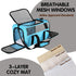 Soft-Sided Airline Approved Pet Carrier Bag for Small Cats & Dogs (Medium, Blue)